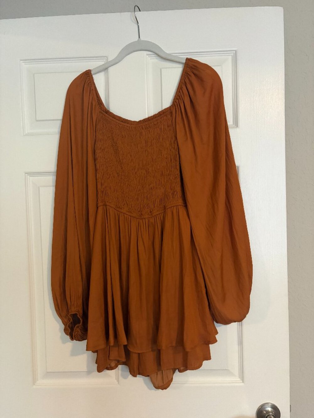 Fall Brown Romper
